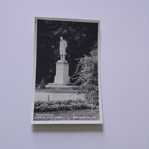 AK Graz. Frankdenkmal im Grazer Stadtpark. (1929)