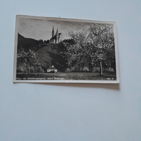 AK Motiv mit Wallfahrtskirchlein Maria Straßengel.