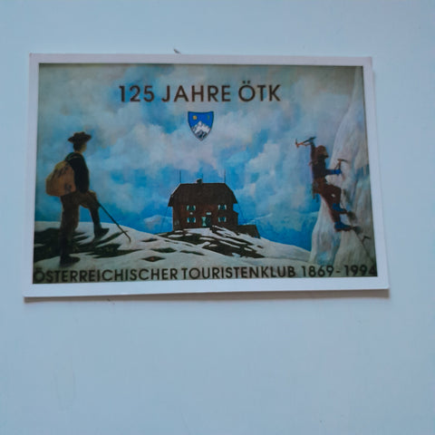 AK 125 Jahre ÖTK. Österreischer Touristenklub 1869-1994. Nach einem Gemälde von Thomas Bredenfeld. Zirbitzkogelschutzhaus.