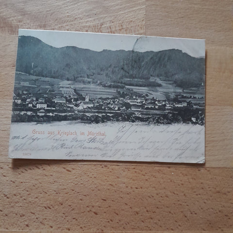 AK Gruss aus Krieglach im Mürzthal.