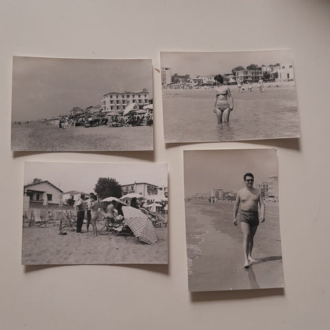 4 Fotos Lido di Jesolo. (1960)