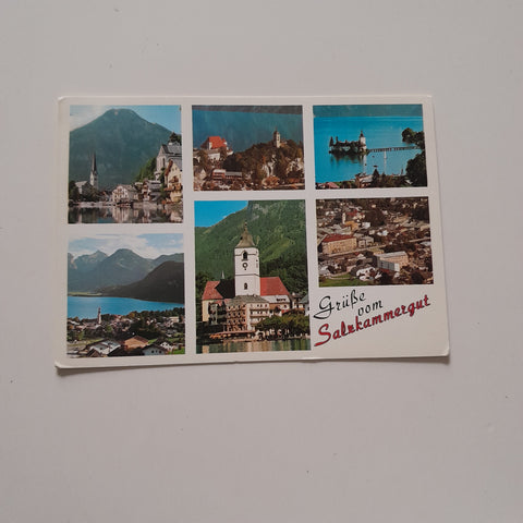 AK Grüße vom Salzkammergut.