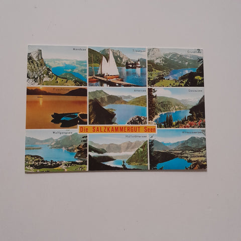 AK Die Salzkammergut Seen.
