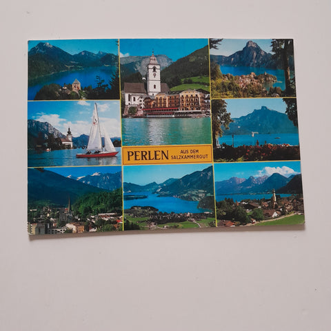 AK Perlen aus dem Salzkammergut.