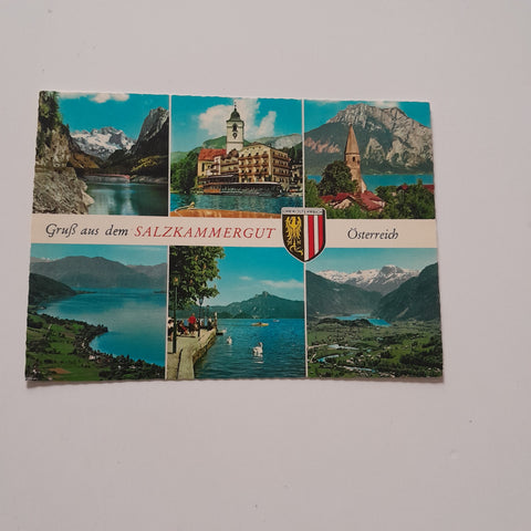 AK Gruß aus dem Salzkammergut.