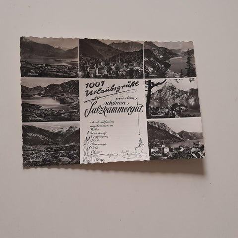 AK 1001 Urlaubsgrüße aus dem schönen Salzkammergut.