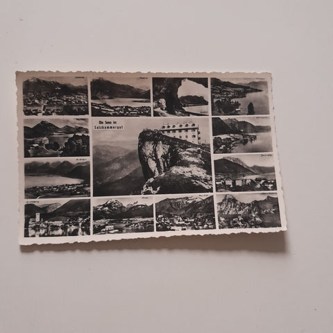 AK Die Seen im Salzkammergut.