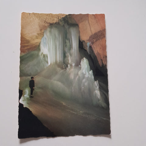 AK Dachstein Rieseneishöhle. Gralsburg.