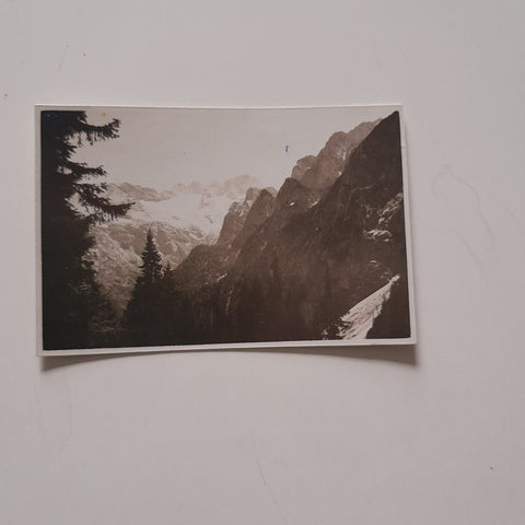 Kleines Foto Dachstein mit Gosaugletscher.