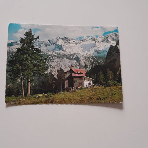 AK Gablonzerhütte mit Dachstein.