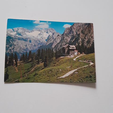 AK Gablonzerhütte mit Dachstein.