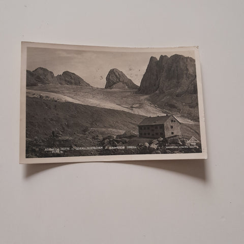 AK Adamekhütte mit Gosaugletscher u. Dachstein.
