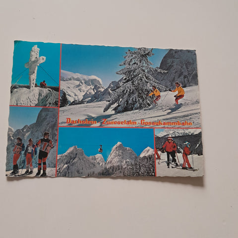 AK Dachstein Zwieselalm. Gosaukammbahn.