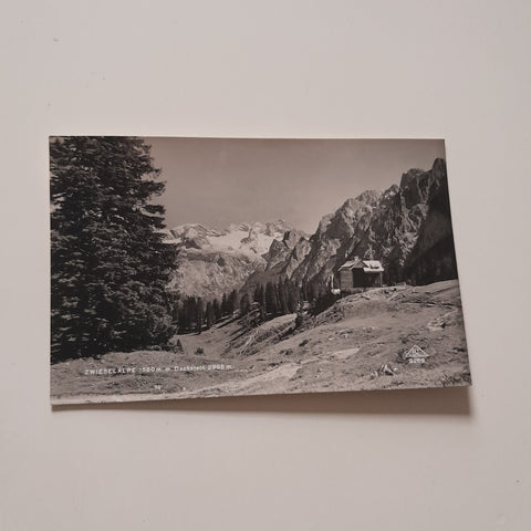 AK Zwieselalpe mit Dachstein. (1933)