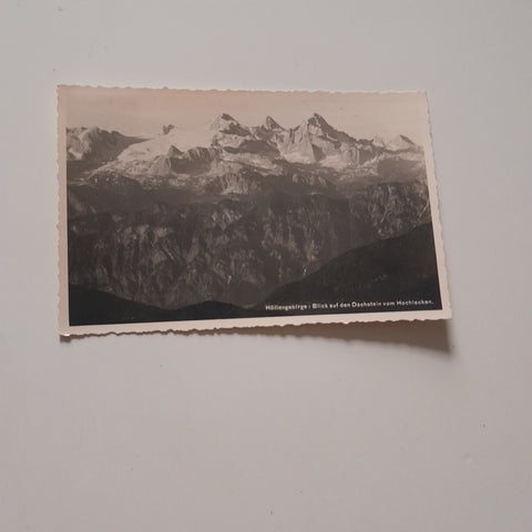 AK Höllengebirge: Blick auf den Dachstein vom Hochlecken.