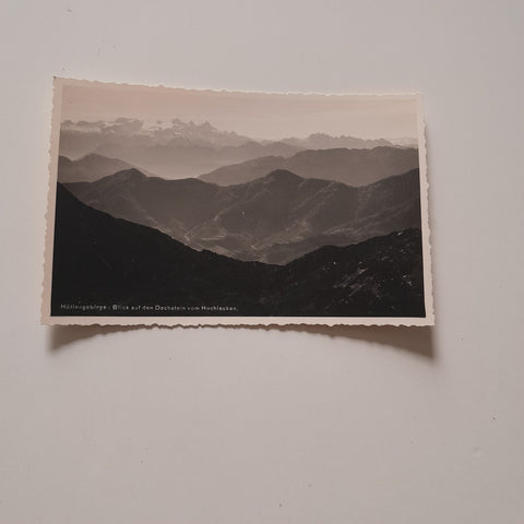 AK Höllengebirge: Blick auf den Dachstein vom Hochlecken.