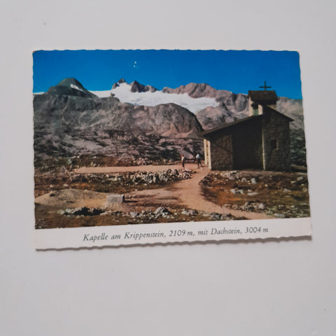 AK Kapelle am Krippenstein mit Dachstein.