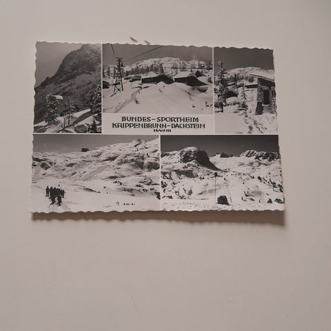 AK Bundes Sportheim Krippenbrunn Dachstein.