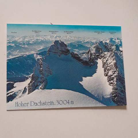 AK Hoher Dachstein mit Hallstättergletscher.