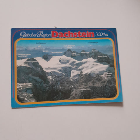 AK Dachsteinmassiv mit Hallstättergletscher.