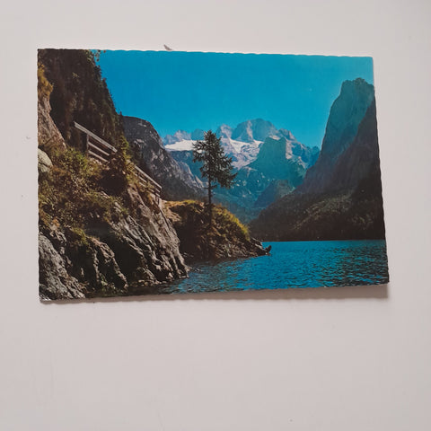 AK Der malerische Gosausee mit Dachstein.