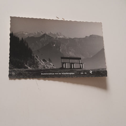 AK Dachsteinblick von der Schafbergalpe.