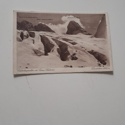 AK Gletscherpartien der Gosau-Gletscher. Dachstein. (1922)