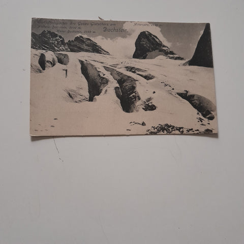 AK Gletscherspalten des Gosau Gletschers am Dachstein. (1920)