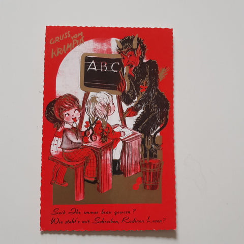 AK Gruss vom Krampus.