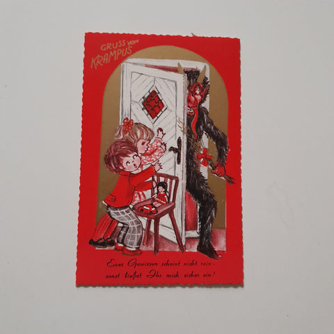 AK Gruss vom Krampus.