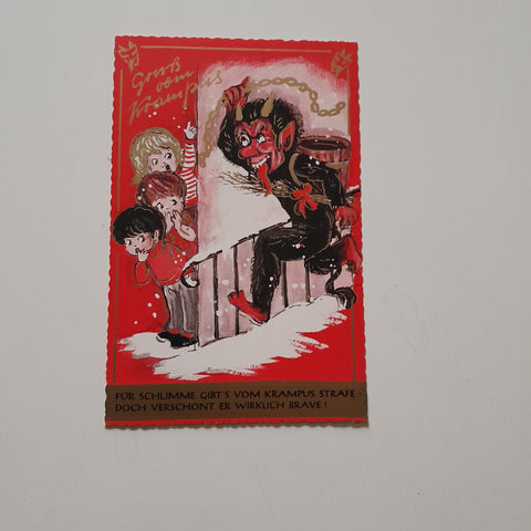 AK Gruss vom Krampus.