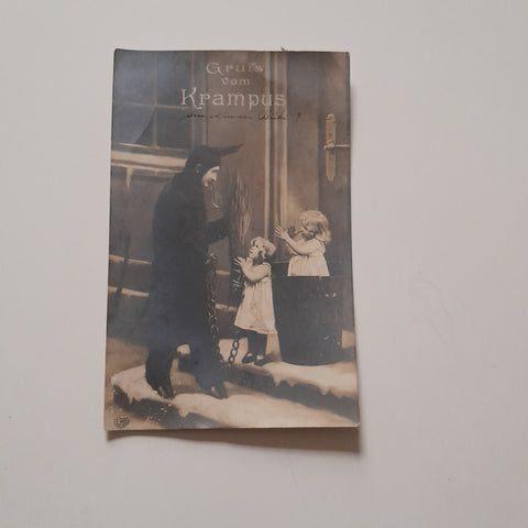 AK Gruss vom Krampus.