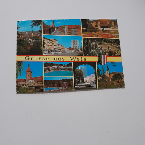 AK Grüße aus Wels.