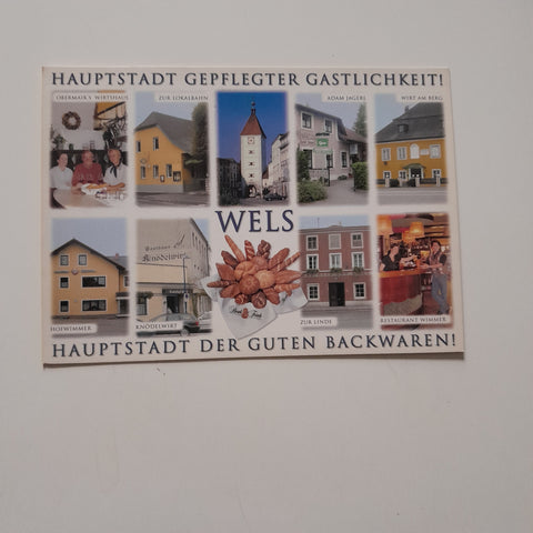 AK Wels. Hauptstadt Gepflegter Gastlichkeit...