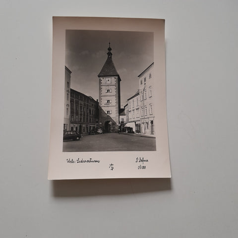 AK Wels. Ledererturm.