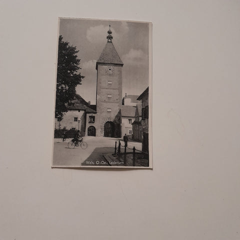 AK Wels. Lederturm.