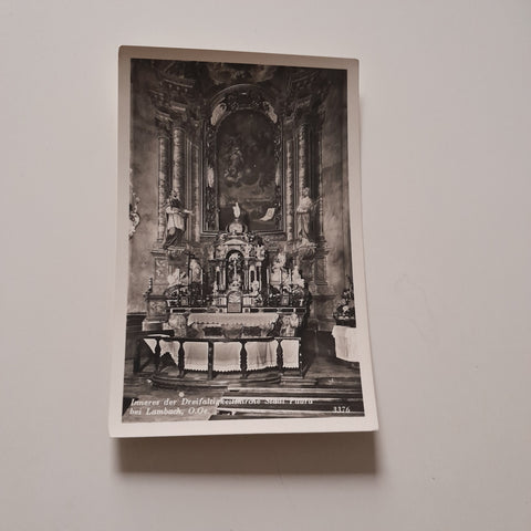 AK Inneres der Dreifaltigleitskirche Stadl Paura bei Lambach. (1933)