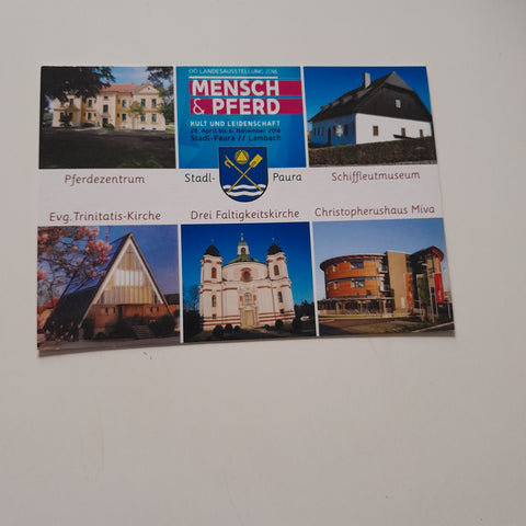 AK OÖ Landesausstellung 2016 Mensch & Pferd Kult und Leidenschaft Stadl-Paura/Lambach.