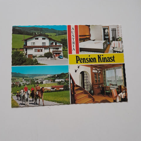 AK Ampflwang im Hausruckwald. Pension Kinast. Buchleiten 24.