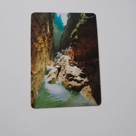 AK Burggraben-Klamm. Burgau am Attersee.