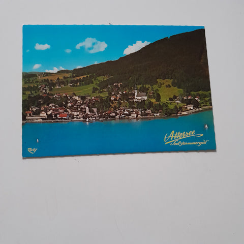 AK Ortschaft Attersee.