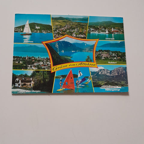 AK Grüße vom Attersee.