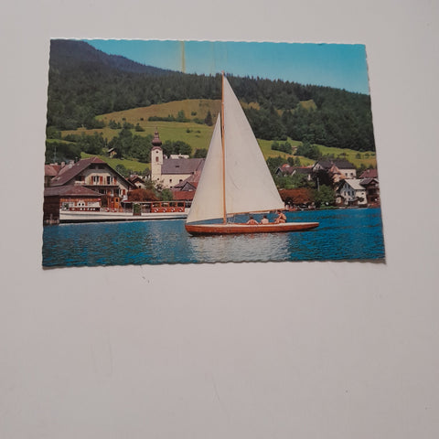 AK Unterach am Attersee.