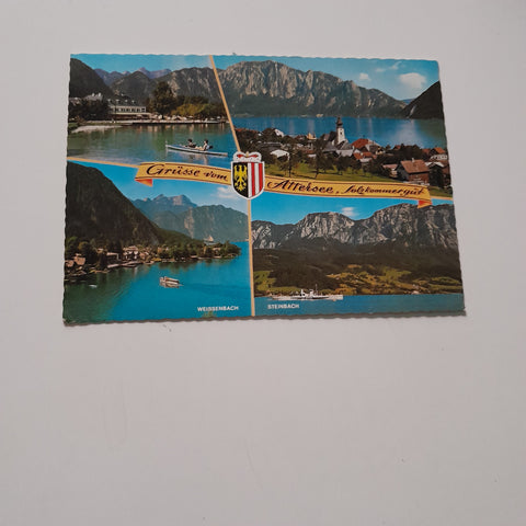AK Grüße vom Attersee.