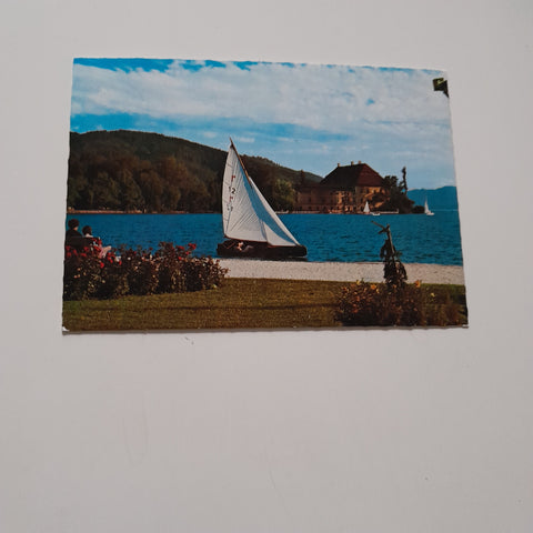 AK Idyll am Attersee Schloß Kammer.