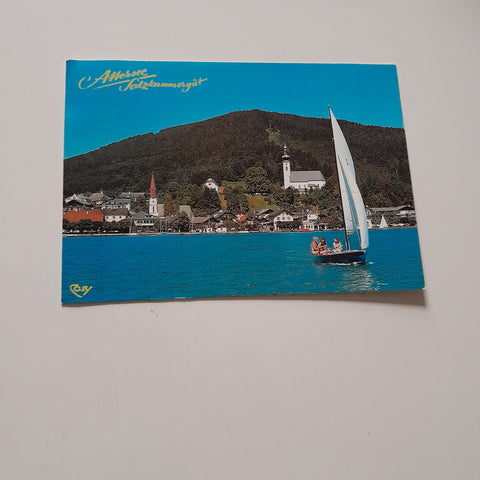 AK Ort Attersee.