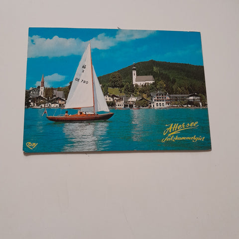 AK Ort Attersee.