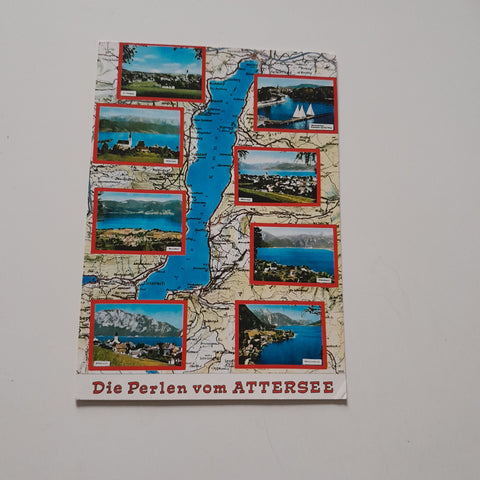 AK Die Perlen vom Attersee.