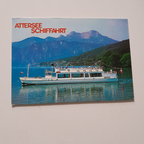 AK Attersee-Schifffahrt. Firma Stern & Hafferl.