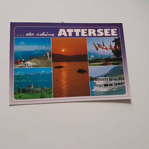 AK Der schöne Attersee.